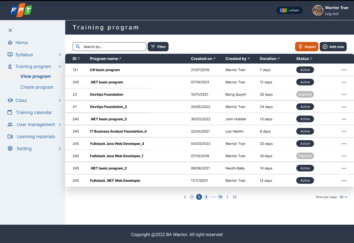 /LearningManagementSystem/TrainningProgramList.png